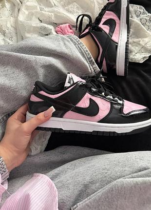 Nike sb dunk low wmns lace pack pink black