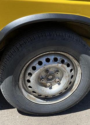 Накладки на арки (4 шт, чорні) пластик для volkswagen t4 transporter 1990-2003 рр