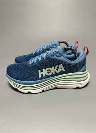 Кросівки на широку стопу для комфортної ходьби бігу тренувань hoka one one gaviota 5 оригінал 1134270 alj