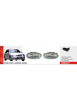 Комплект галогенных противотуманных фар для daewoo lanos 1998-2017 гг