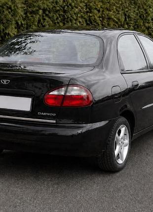 Накладка на багажник нержавейка для daewoo lanos 1998-2017 гг