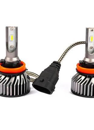 Комплект led ламп h8/h9/h11 niken pro-series