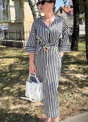 Нове плаття з льону від zara
