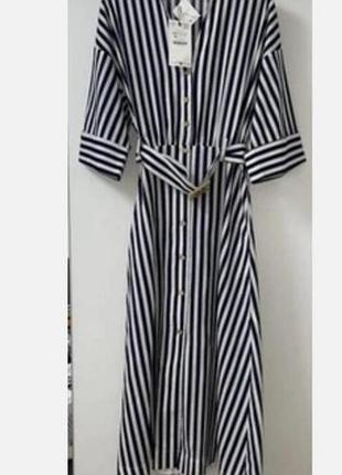 Новое платье из льна от zara