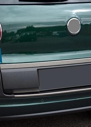 Накладка над номером (для 500l, нержавейка) для fiat 500/500l 2013-2022 гг