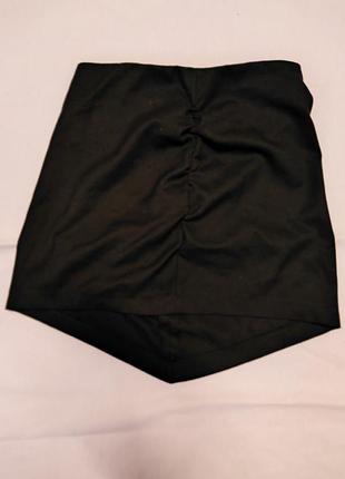 Юбка zara черная мини м