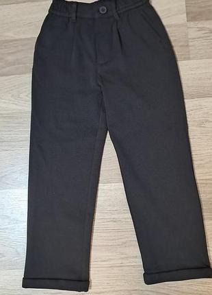 Класичні шоколадні брюки чиноси zara kids, для хлопчика розмір 122 (7 років).