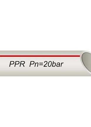 Труба vsplast ppr-al-pipe ф25 germany std с алюминиевой фольгой (красная упаковка)