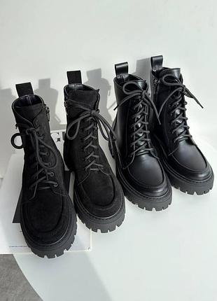 Стильные базовые женские ботинки 😍6041 натуральная кожа/замша
деми: байка
зима: набивне хутро
производитель украина