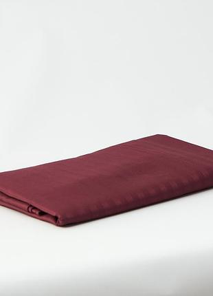 Простынь moon&star satin stripe burgundy luxe 150х220 см (ms-860000933)