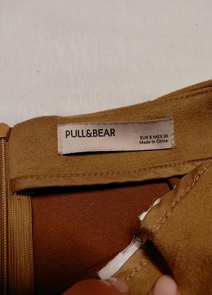 Юбка замшевая pull &amp; bear 4