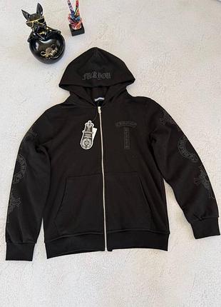 Зіп-худі chrome hearts black