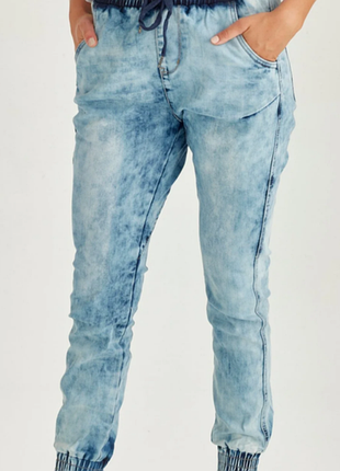 Трикотажные джогеры джинсы 83% хлопок eleven cyoop jeans