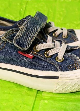 Кеди джинсові levi's (сша, р.28)