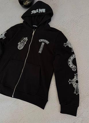 Зіп-худі chrome hearts 2
