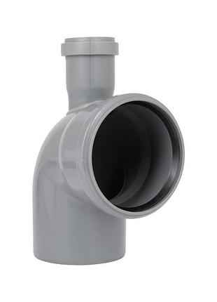 Колено канализационное с отводом вверх ostendorf-osma ht-system plus d110/50×87°