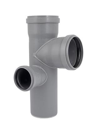 Крестовина канализационная двухплощинная ostendorf-osma ht-system plus d110/110/110/75×87° (л)