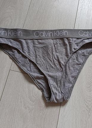 Базові сірі трусики спортивні котонові труси calvin klein l xl 12 14 40 42 48 50