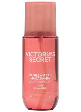 Парфумований спрей для волосся та тіла victoria's secret vanilla bean&macadamia mist 236 мл