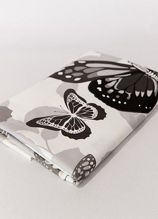 Простирадло moon&star ranforce elite silver butterflies 200х220 см (ms-860000879)