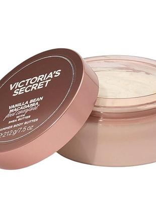 Баттер для тела victoria’s secret vanilla bean & macadamia whipped body butter 212 г