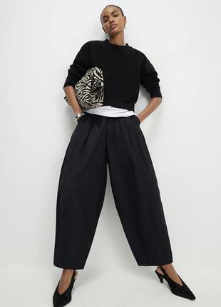 Жіночі укорочені брюки-балони river island.