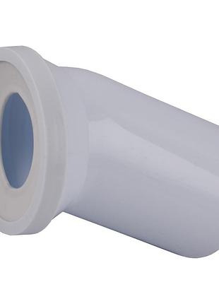 Колено optimum для унитаза 22.5 ° d110 пластик opti 21410/222