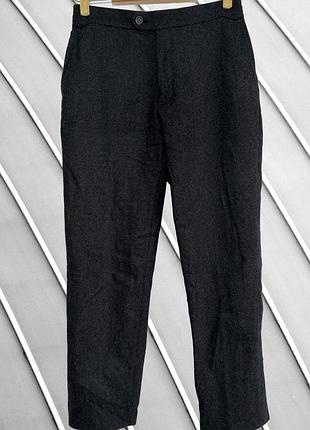 Шерстяные женские брюки vitale barberis canonico l 48 виталая барберис графитовые брюки шерсть теплые брюки с высокой посадкой 48
