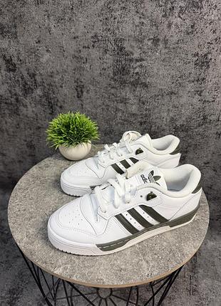 Кросівки adidas postmove / forum low "white/olive"