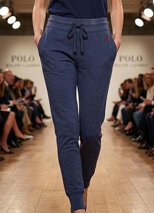 Брюки женские polo ralph lauren синие s (хлопок)
