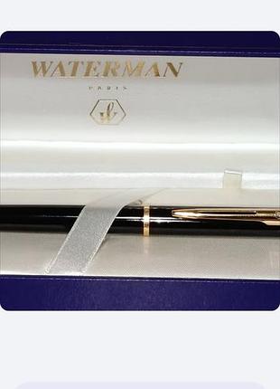 Пір'яна ручка waterman оригінал paris позолота 24k
