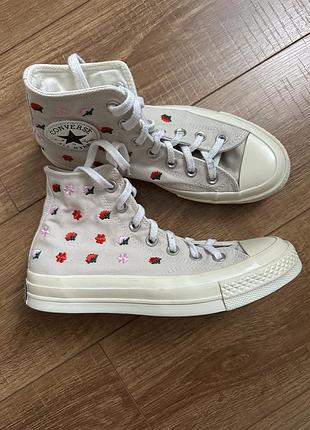 Кеди converse жіночі бежеві