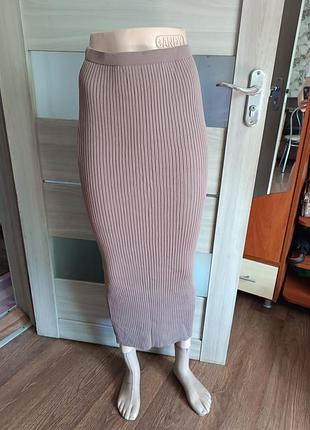 В'язана спідниця максі zara