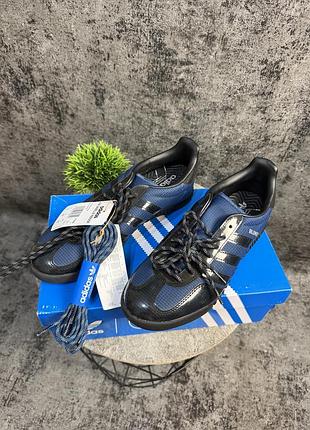 Кросівки adidas originals x blondey mccoy ab gazelle indoor "starlight blue / core black
