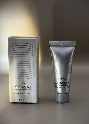 Денний крем sensai cellular performance advanced day cream spf 30 8 мл мініатюра