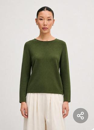 Свитер с шерстью зеленый marc o polo