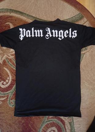 Черная футболка palm angels.