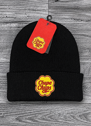 Шапка-біні з нашивкою chupa chups