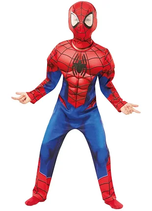 Детский карнавальный маскарадный костюм человек паук spiderman для мальчиков marvel halloween хэллоуин новогодний rubies 5-6 лет