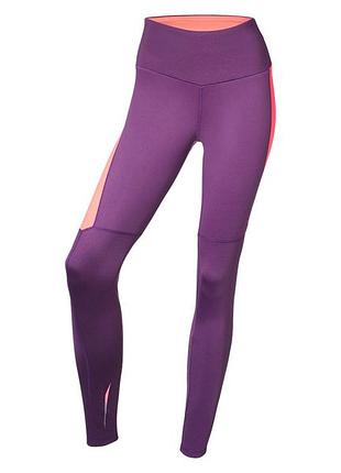 Спортивные леггинсы на микрофлисе для женщины crivit lycra® 424564 l фиолетовый