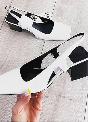 Босоножки zara кожаные белые 39 и 38 р.