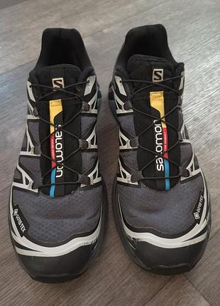 Кросівки salomon xt-6 gtx (gore-tex) black ebony — розмір 44