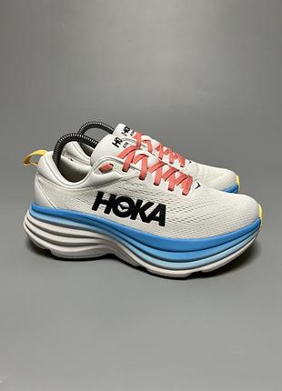 Кросівки для комфортної ходьби бігу тренувань hoka one one bondi 8 оригінал 1127952 bsw