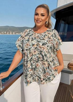 Блузка блуза размер 3xl (54)