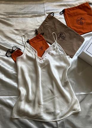 Massimo dutti шовковий топ