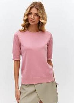 Базовая блуза мелкая вязка, silk+cotton