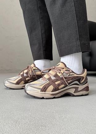 Кроссовки мужские asics gel-preleus beige/brown/grey