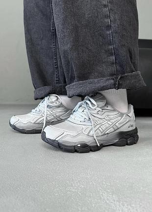 Кроссовки мужские asics gel-nyc silver/black