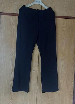 Джеггинсы черные, брюки женские, кюлоты, 2xl/3xl.