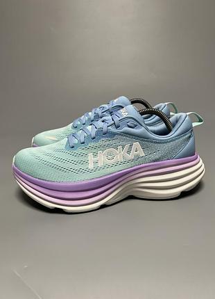 Кросівки для комфортної ходьби бігу тренувань hoka one one bondi 8 оригінал 1127952 abso